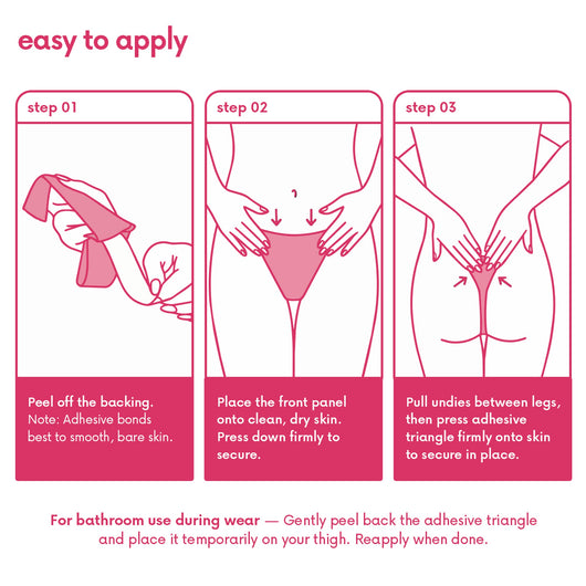 CAKES Invisible™ undies 3-Pack